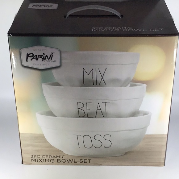 Parini Other - COPY - New Parini 3 PC. Ceramic Mixing Bowl Set W…